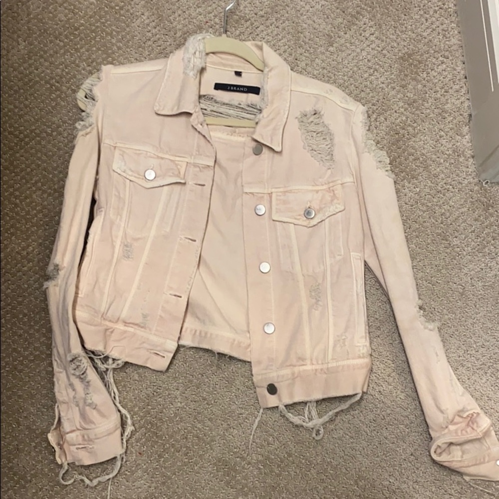 J brand distressed jean jacket